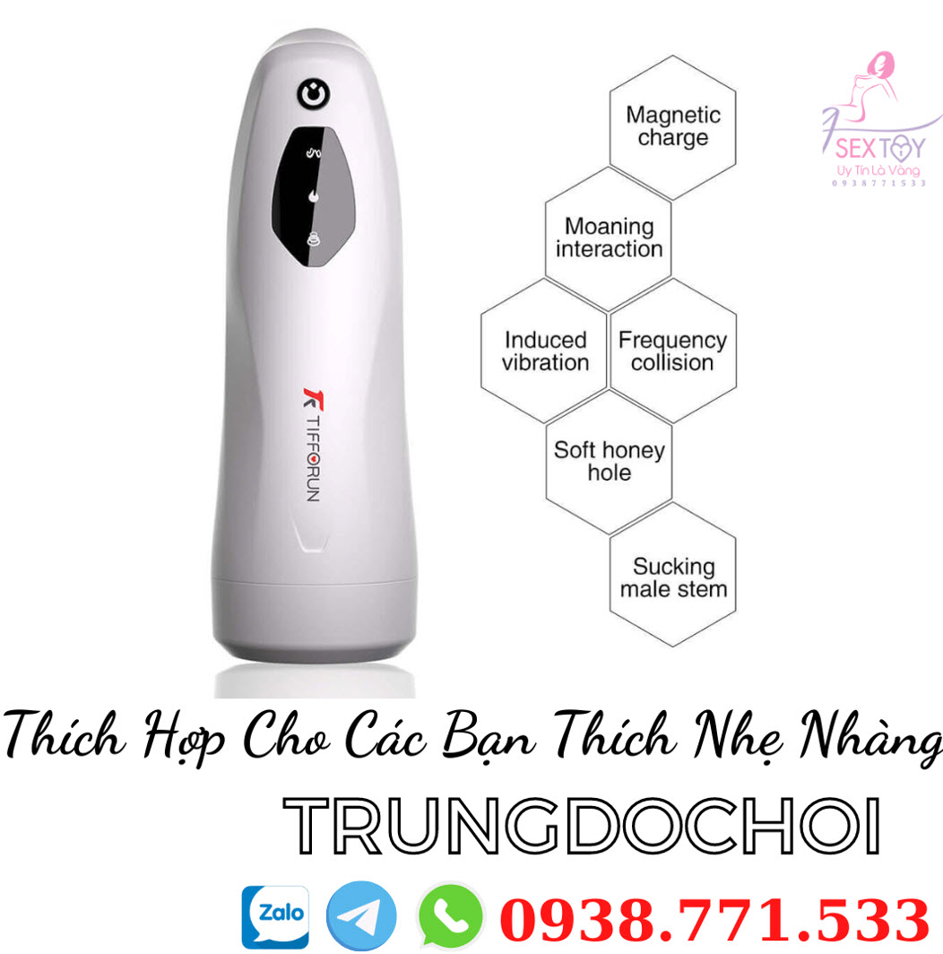 Máy bú mút tự động Tifforun Spaceship, rung mạnh, bền bỉ