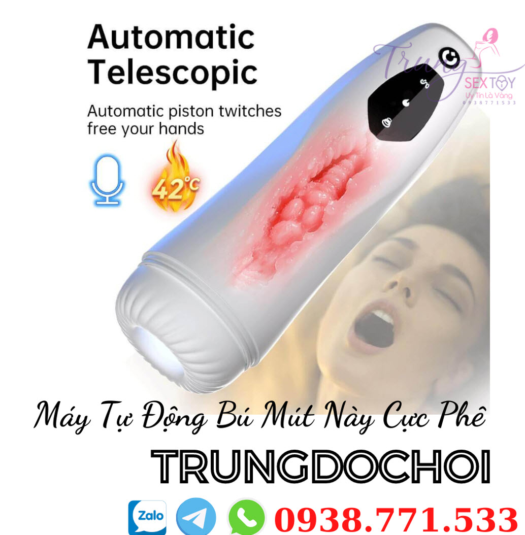 Máy bú mút tự động Tifforun Spaceship, rung mạnh, bền bỉ