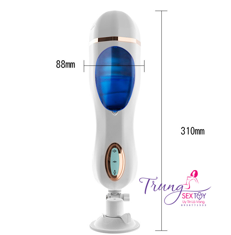 Máy Thủ Dâm Rung Thụt Đa Chế Độ Có Âm Thanh Hút Mạnh