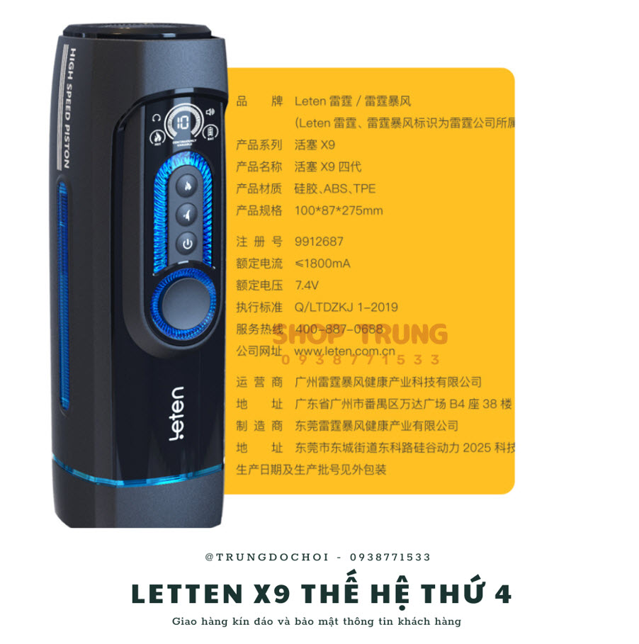Máy Leten X9 piston rung mạnh dễ lên đỉnh Máy Leten X9 piston rung mạnh dễ lên đỉnh