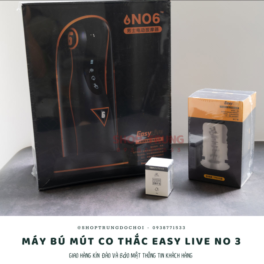 Máy Tự Sướng Easy Live Rung Hút Co Thắt Tự Động Kích Thích