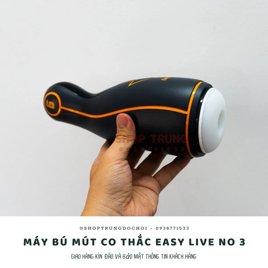Máy Tự Sướng Easy Live No 3 Rung Hút Tự Động Sưởi Ấm Siêu Phê