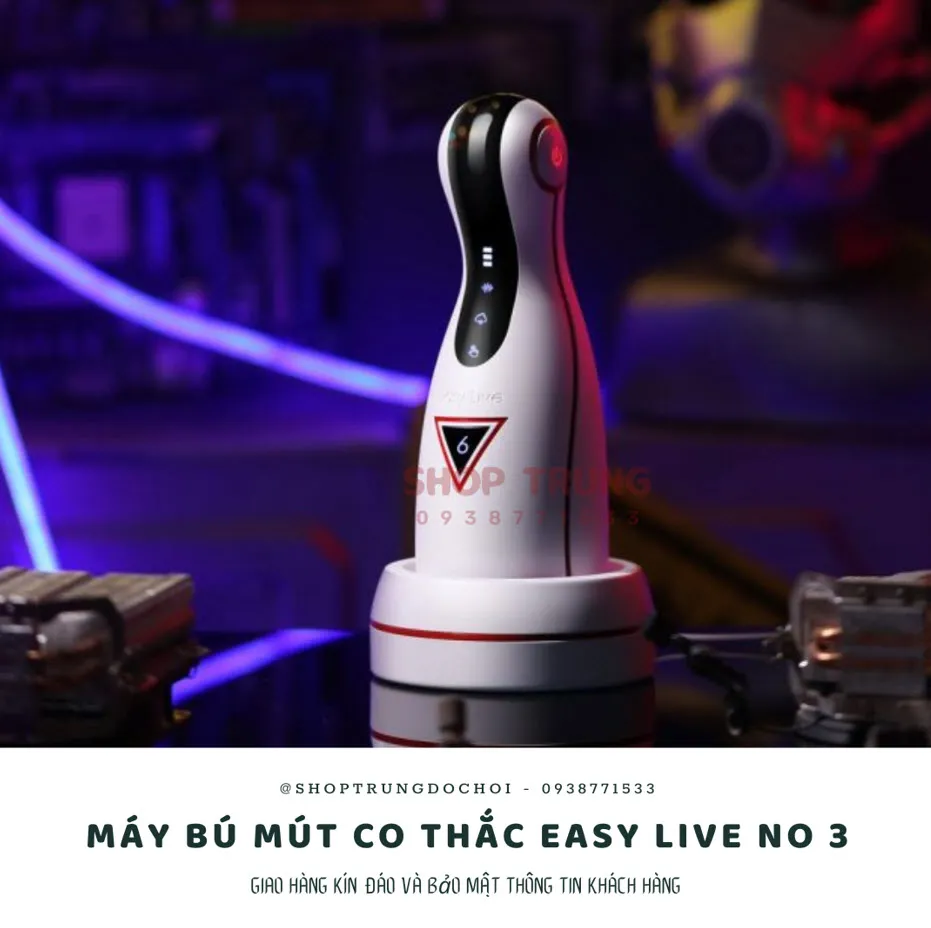 Máy Tự Sướng Easy Live No 3 Rung Hút Tự Động Sưởi Ấm Siêu Phê