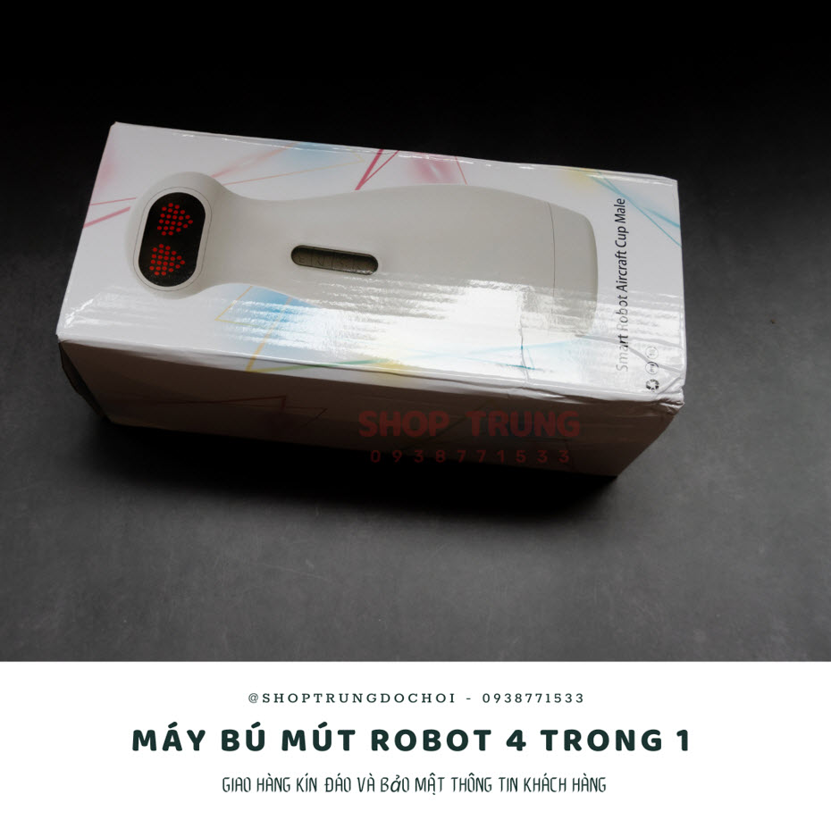 Máy rung bú hút co thắt Cute Robot hàng chính hãng giá tốt