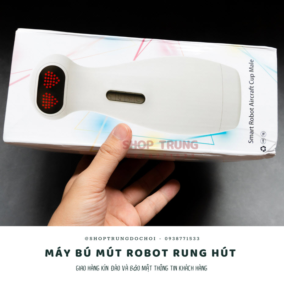 Máy rung bú hút co thắt Cute Robot hàng chính hãng giá tốt