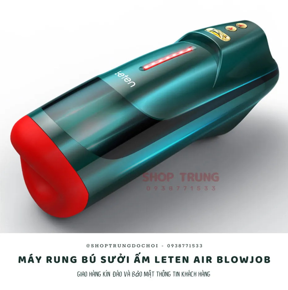 Air Blowjob Leten Máy Bú Mút Có Nhiệt Rung Thụt Sướng Số 1