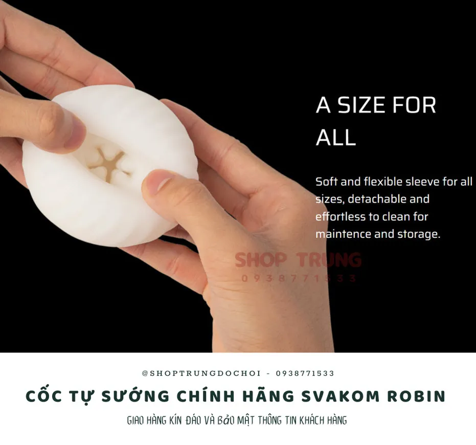 Cốc Tự Sướng Svakom Robin Cao Cấp Chính Hãng Giá Tốt
