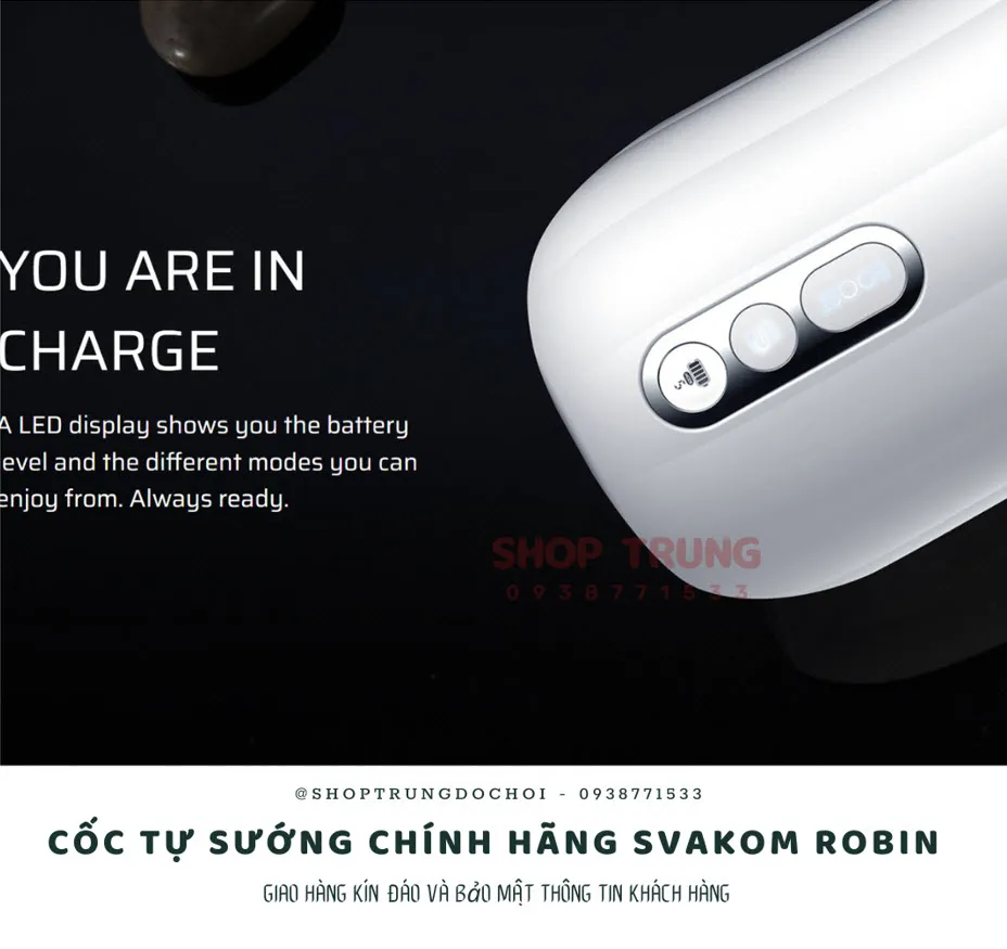 Cốc Tự Sướng Svakom Robin Cao Cấp Chính Hãng Giá Tốt