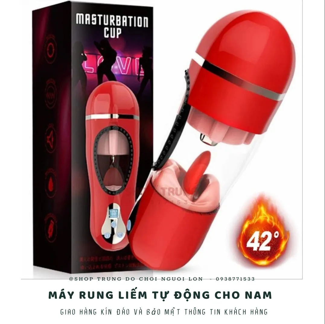 Máy rung liếm nam cao cấp tăng khoái cảm mua ngay