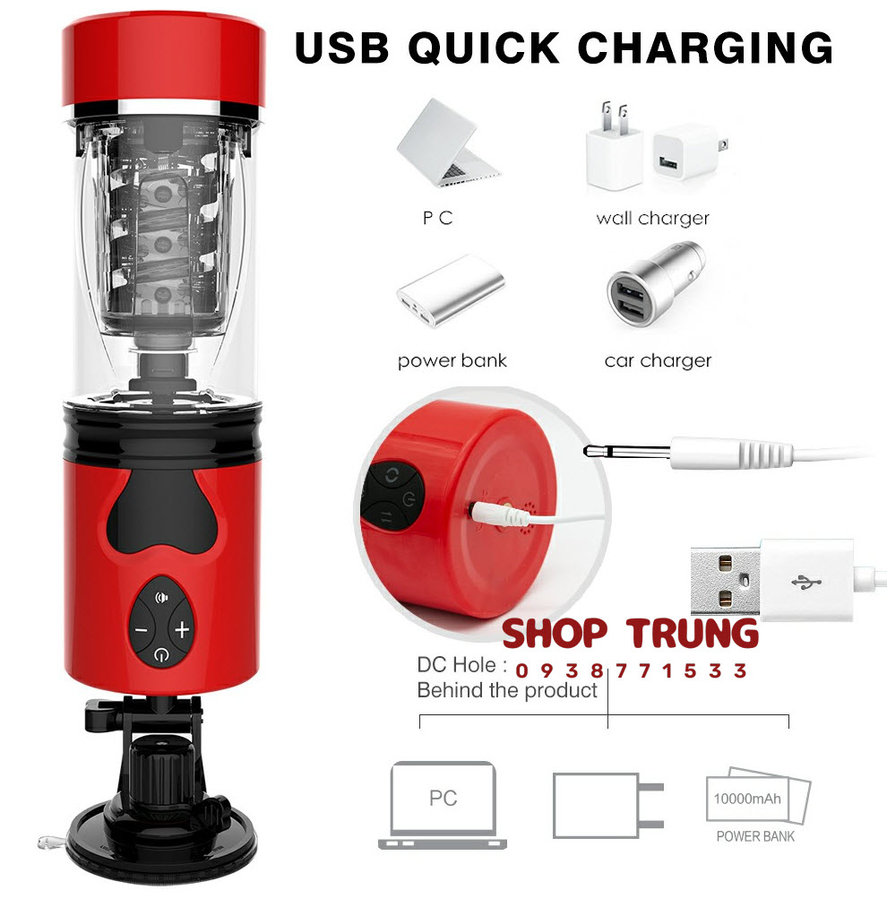 Máy rung thụt Mgic 2023 cho nam tăng khoái cảm, dễ dùng