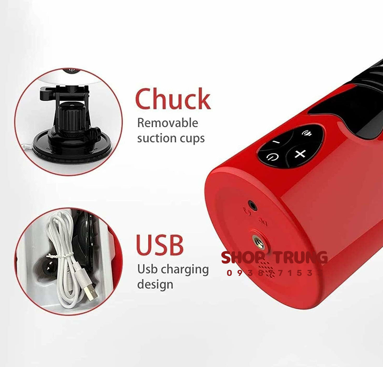 Máy rung thụt Mgic 2023 cho nam tăng khoái cảm, dễ dùng