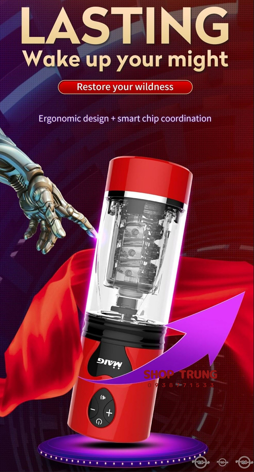 Máy rung thụt Magic 2023 - Thiết bị tự sướng nam siêu phê Máy rung thụt Magic 2023 - Thiết bị tự sướng nam siêu phê