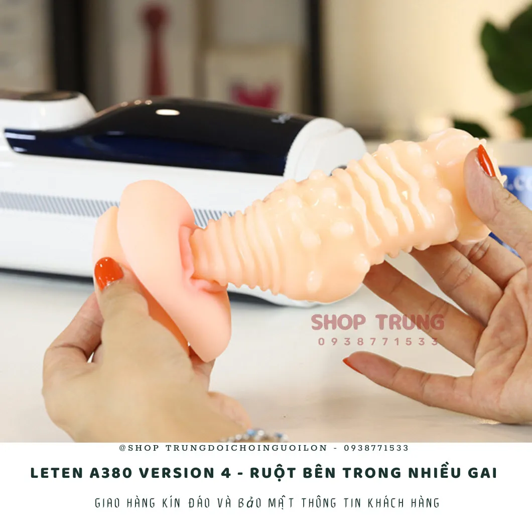Máy Tự Động Rung Thụt Leten A380 Gen 4 USB Sạc Tỏa Nhiệt 40 Độ