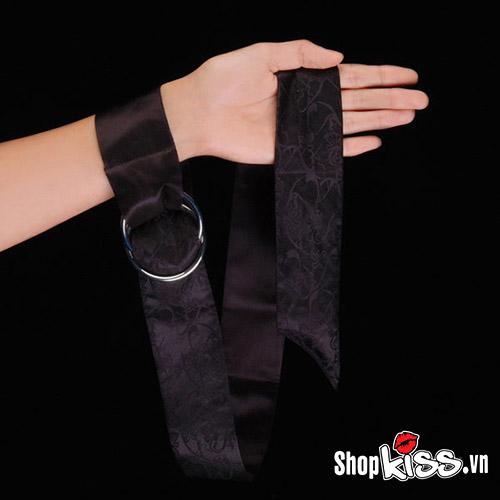 Dây trói tay Lelo BOA vải lụa bạo dâm cao cấp đỏ đen tím