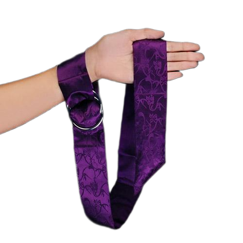 Dây trói tay Lelo BOA vải lụa bạo dâm cao cấp đỏ đen tím 