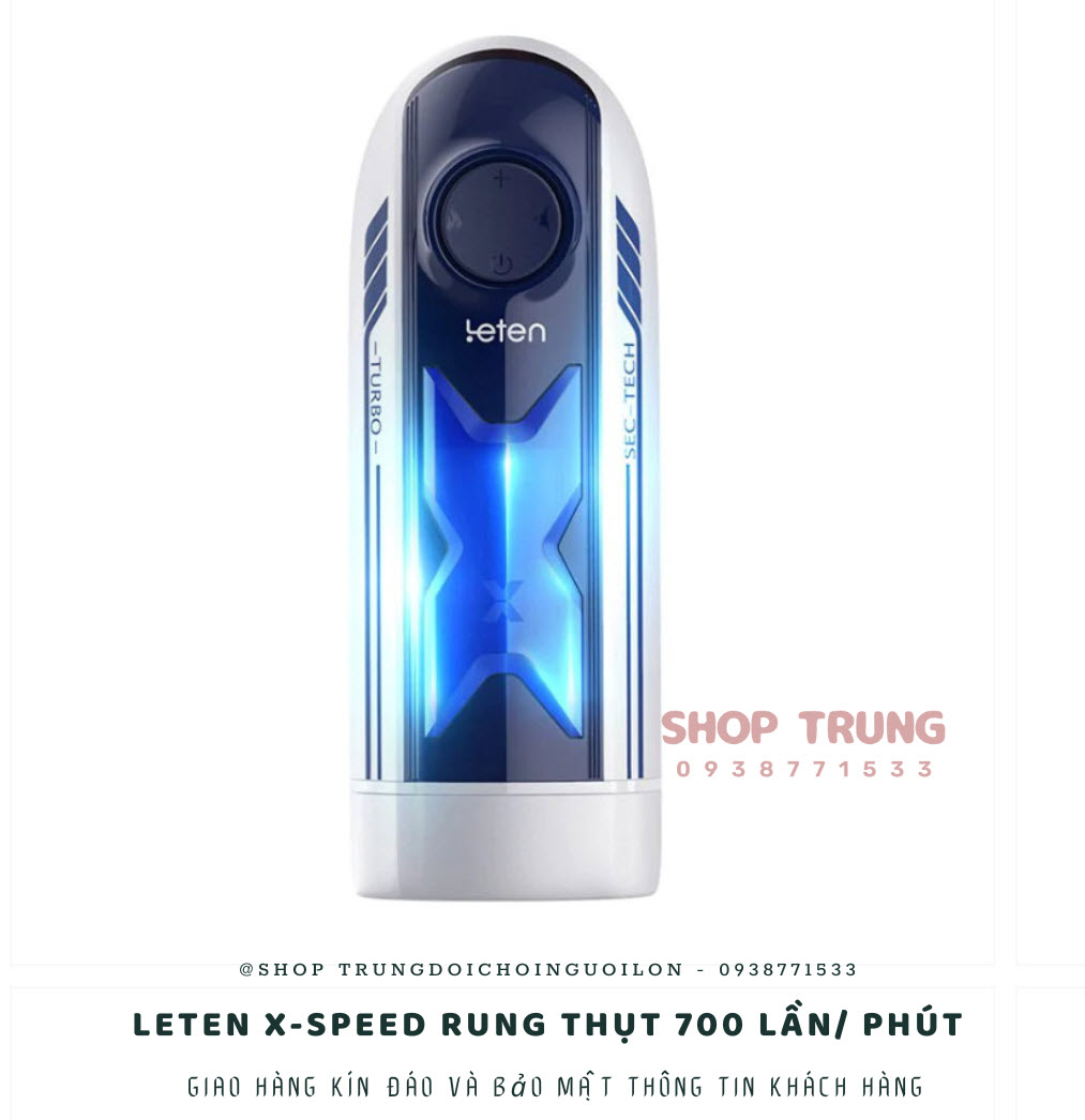 Máy thủ dâm Leten X-speed 700 lần/phút rung mạnh cực sướng
