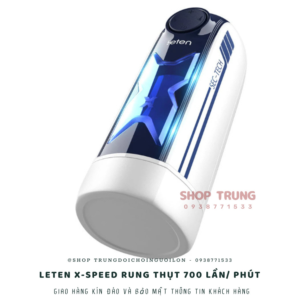 Máy thủ dâm Leten X-speed 700 lần/phút rung mạnh cực sướng