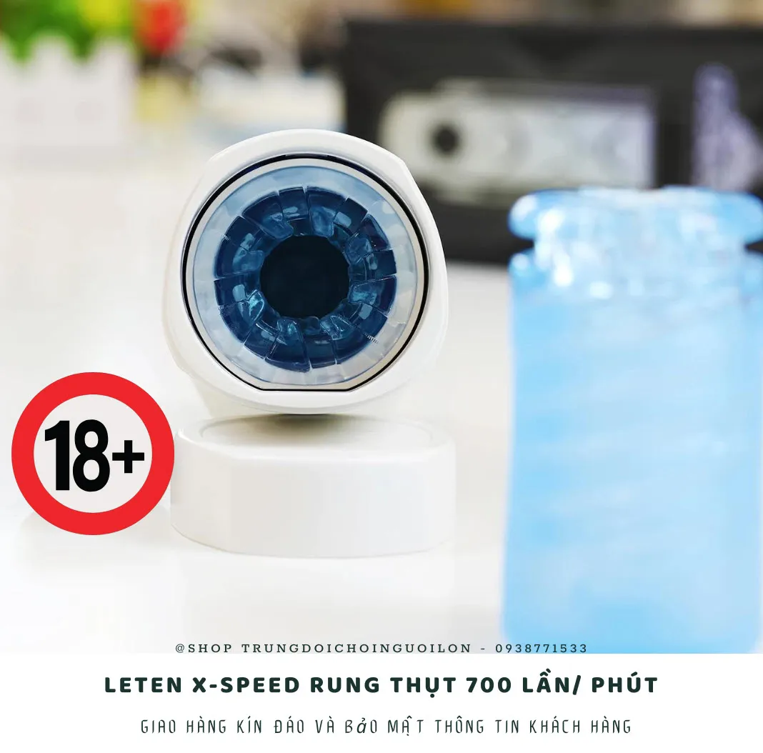 Máy thủ dâm Leten X-speed rung thụt 700 lần phút chính hãng