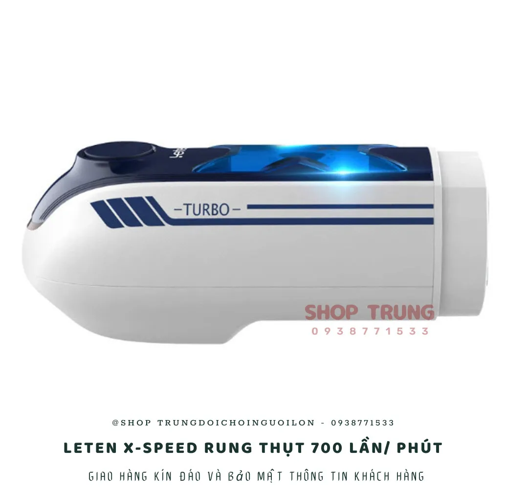 Máy thủ dâm Leten X-speed rung thụt 700 lần phút chính hãng