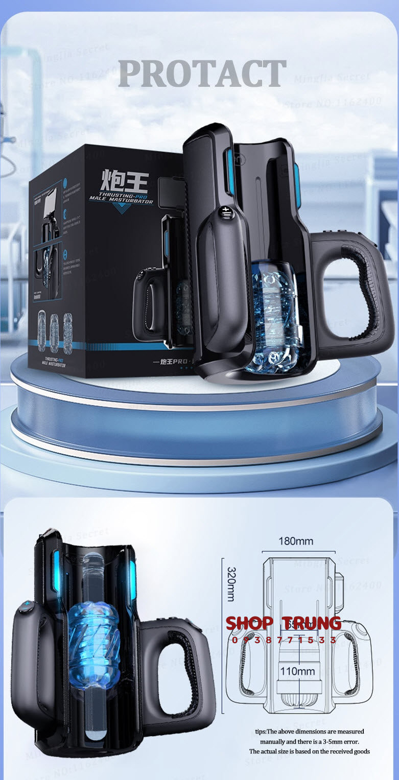 Máy thủ dâm Leten King Pro rung thụt siêu mạnh