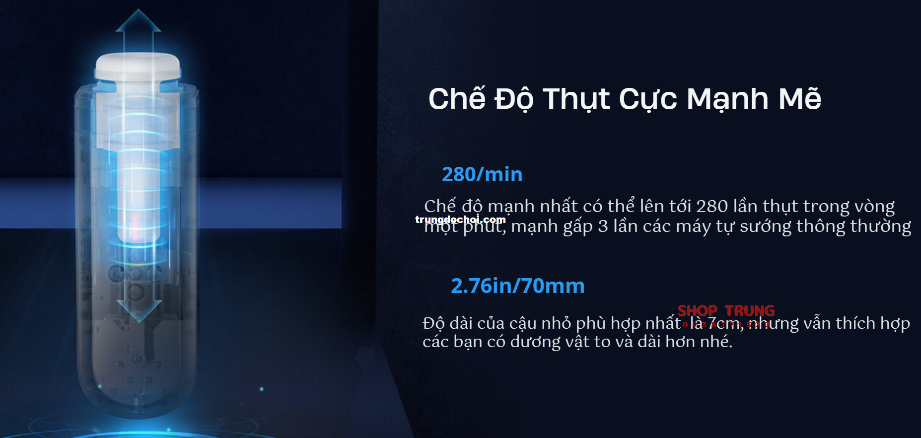 Máy Rung Thụt Lovense Solace Cực Phê Tăng Khoái Cảm Tối Đa