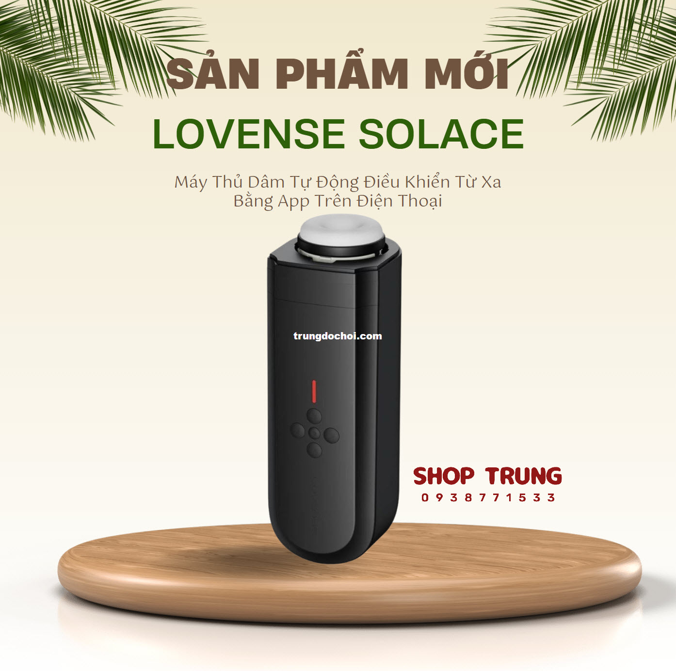 Máy Rung Thụt Lovense Solace Cực Phê Tăng Khoái Cảm Tối Đa