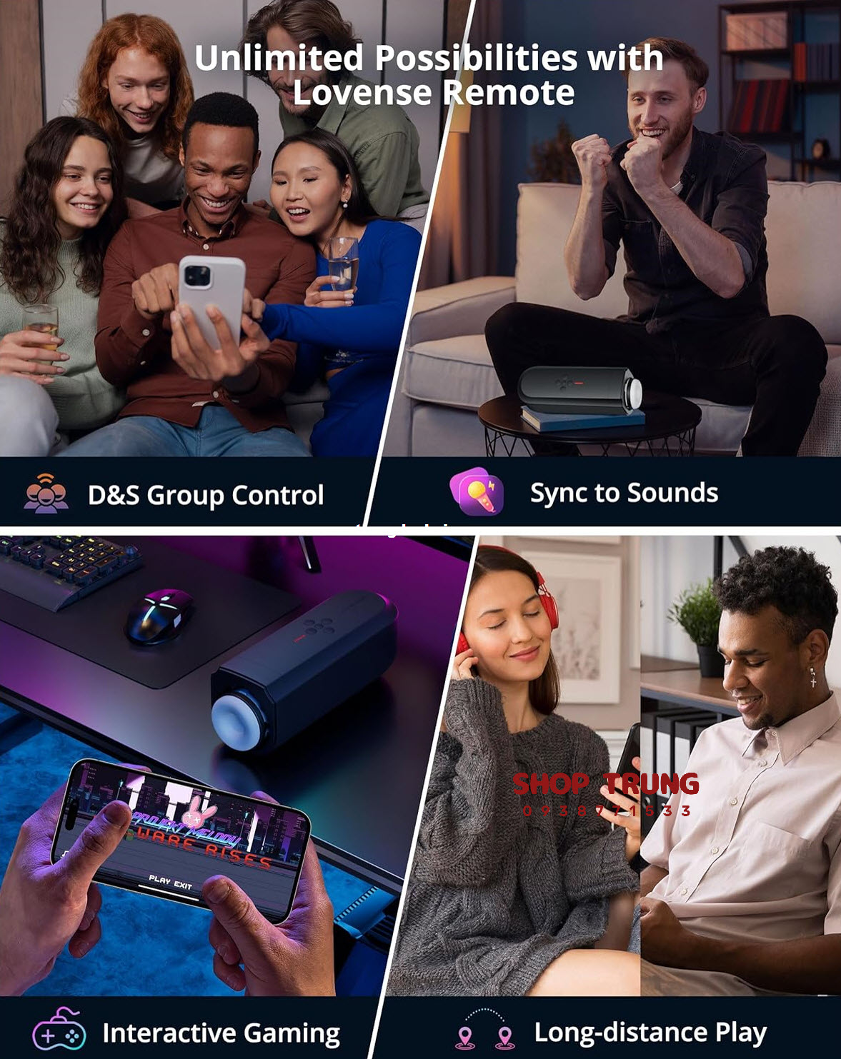 Máy Rung Thụt Lovense Solace Cực Phê Tăng Khoái Cảm Tối Đa