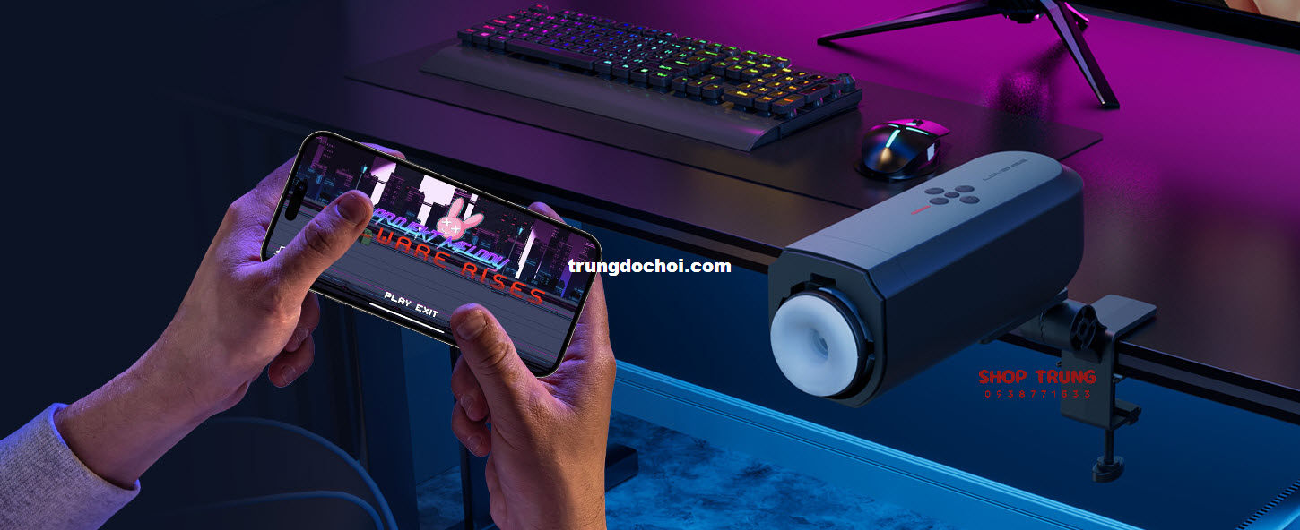 Máy Rung Thụt Lovense Solace Cực Phê Tăng Khoái Cảm Tối Đa