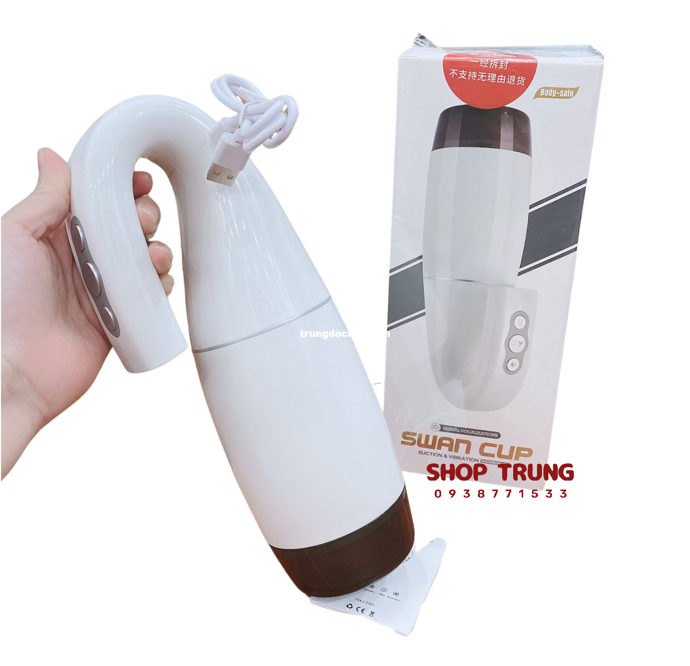 Máy Thủ Dâm Swan 7 Chế Độ Rung Tự Động Siêu Thỏa Mãn 2024