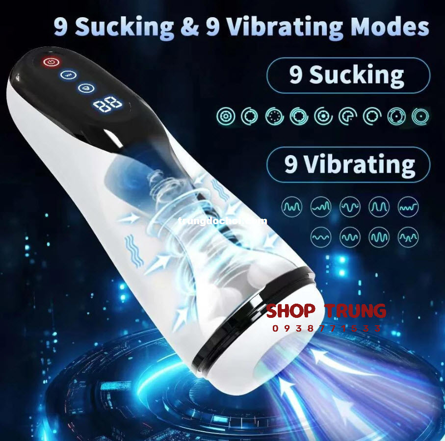 Máy Bú Mút Dương Vật 9 Chế Độ Rung Hút LCD Sảng Khoái Máy Bú Mút Dương Vật 9 Chế Độ Rung Hút LCD Sảng Khoái