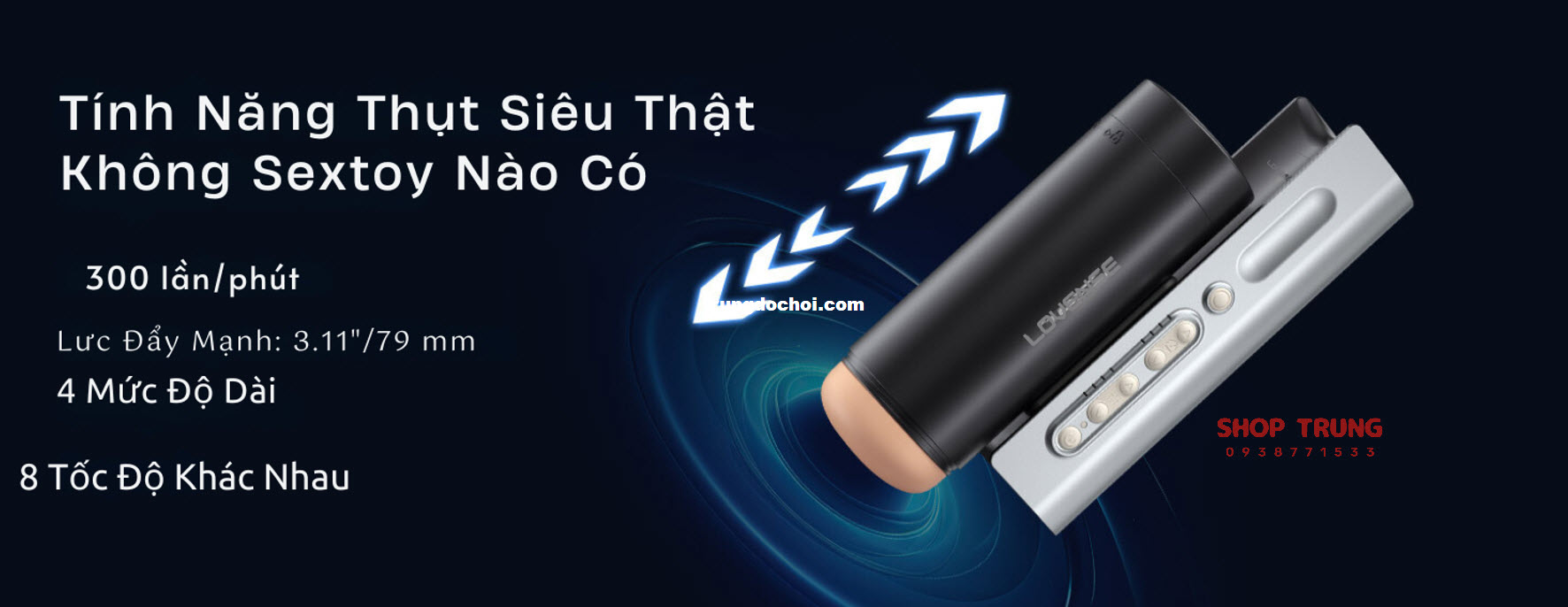 Lovense Solace Pro máy thủ dâm AI thông minh, siêu phê