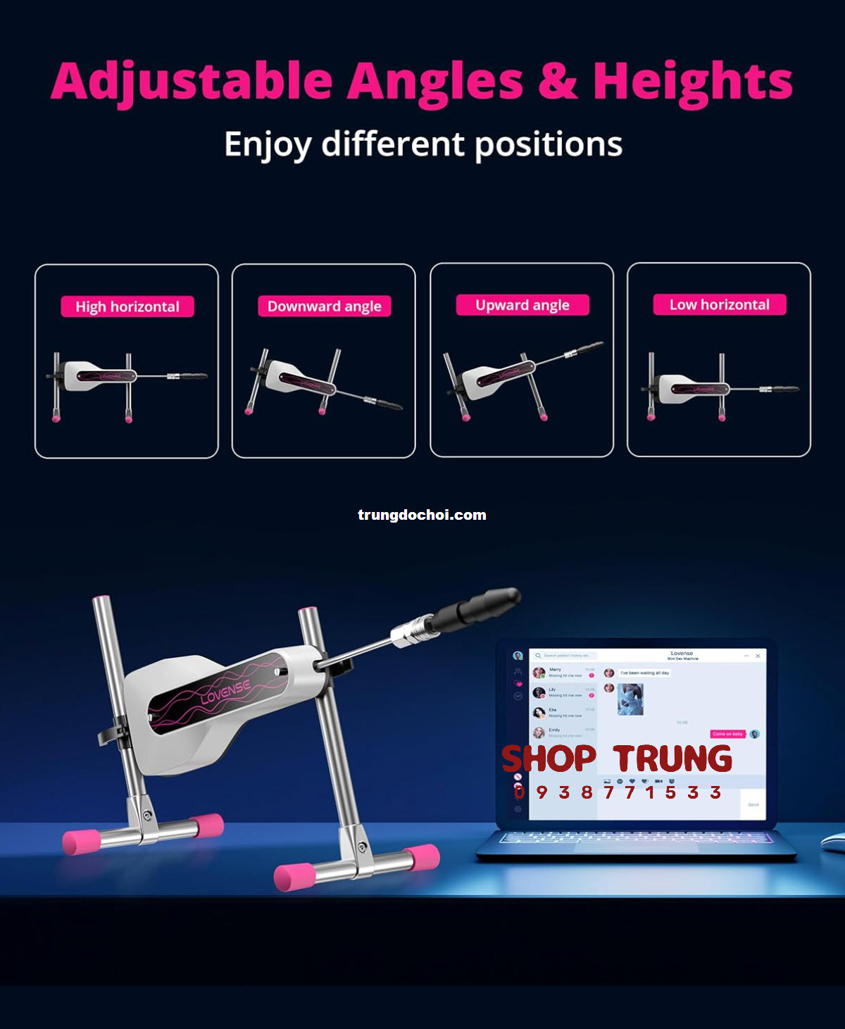 Lovense Mini Máy Sex Tự Động Tăng Khoái Cảm Phái Đẹp