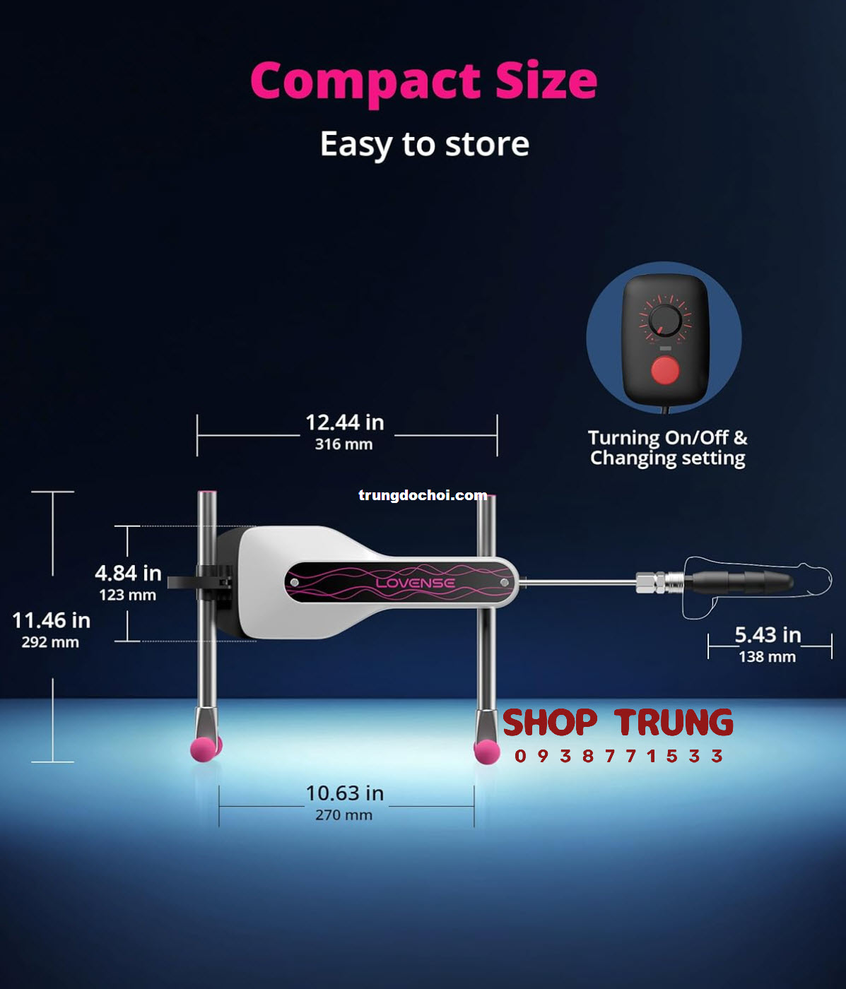 Lovense Mini Máy Sex Tự Động Tăng Khoái Cảm Phái Đẹp