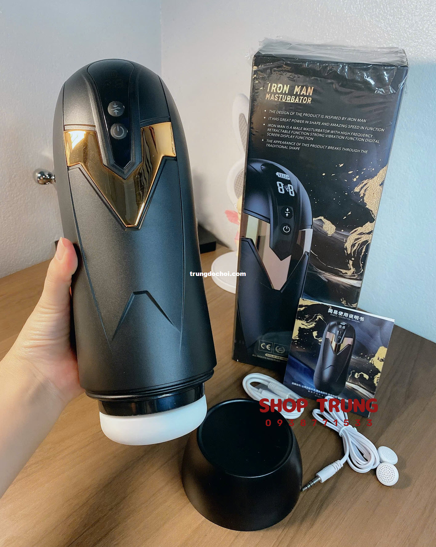 Máy Thủ Dâm Iron Man Tối Ưu Cực Khoái Đỉnh Cao Giá Tốt