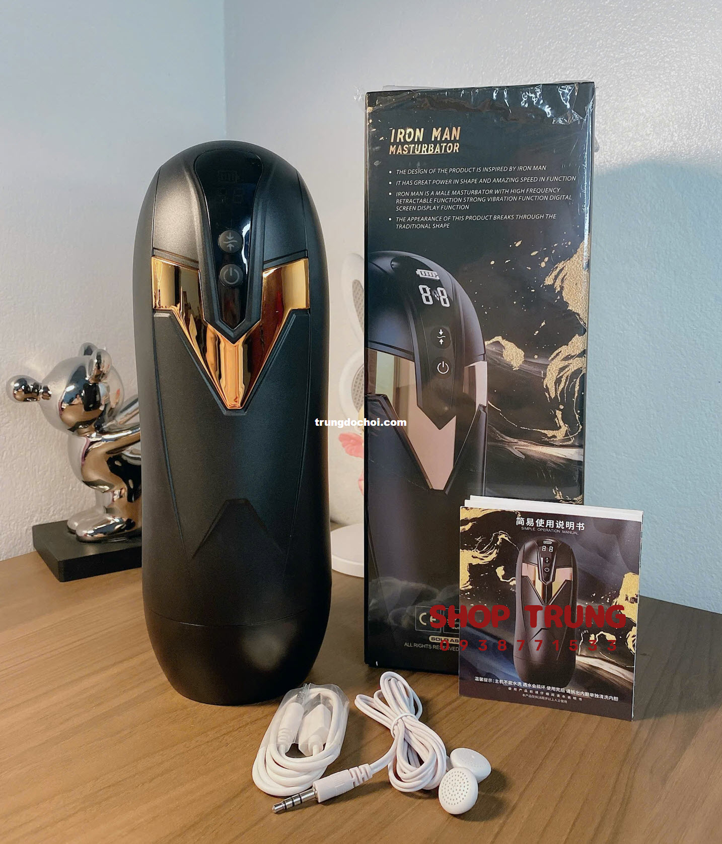 Máy Thủ Dâm Iron Man Tối Ưu Cực Khoái Đỉnh Cao Giá Tốt