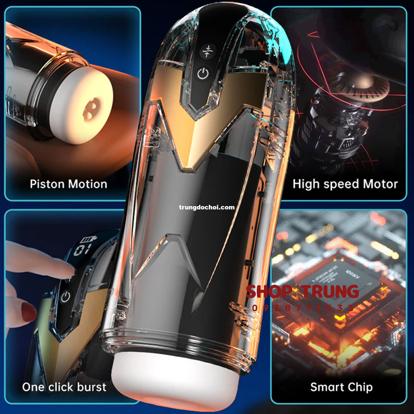 Máy Thủ Dâm Iron Man Tối Ưu Cực Khoái Đỉnh Cao Giá Tốt