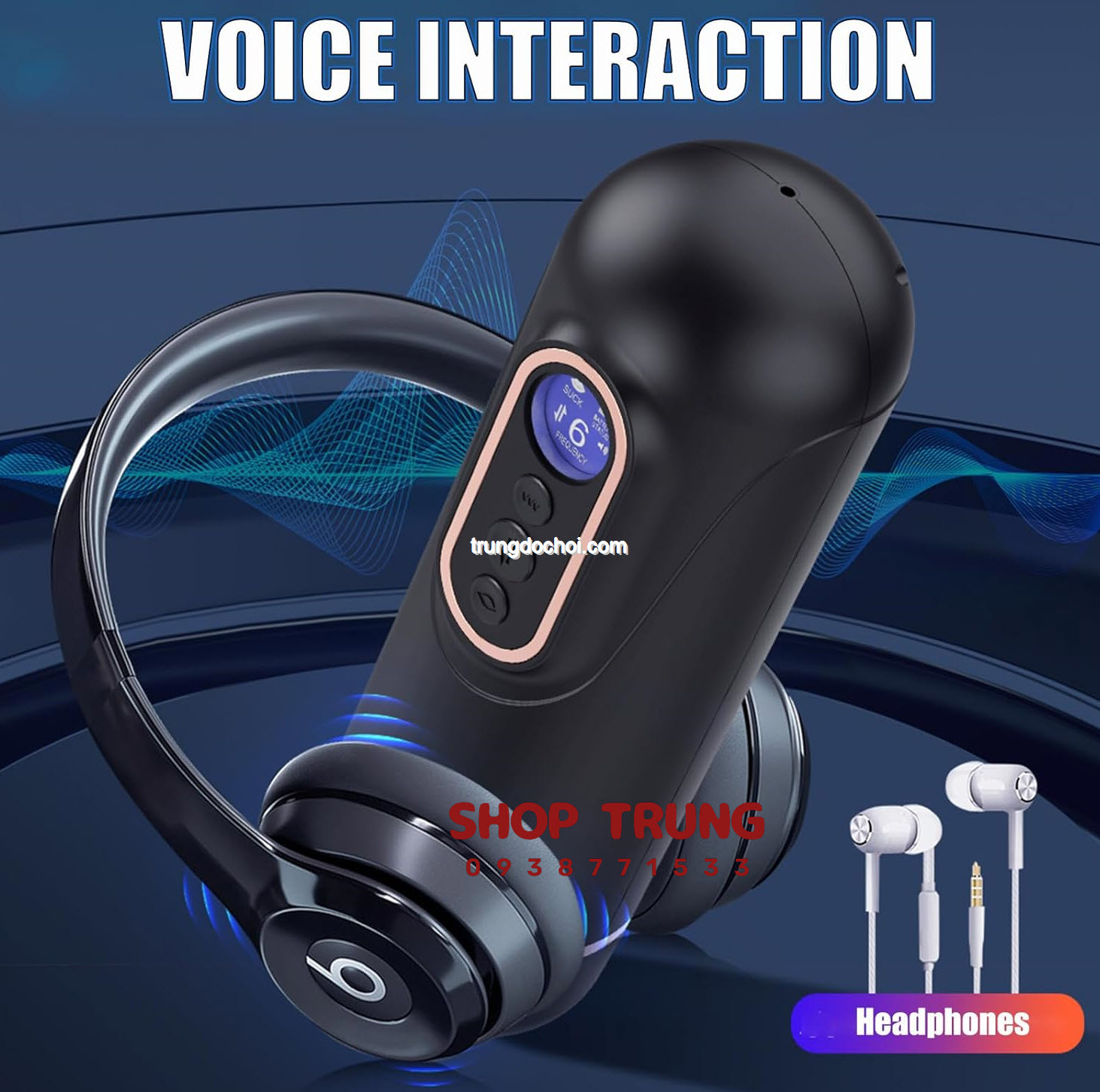 Máy Massage Tự Động Rung Thụt Co Bóp Có Nhiệt Độ Thỏa Mãn