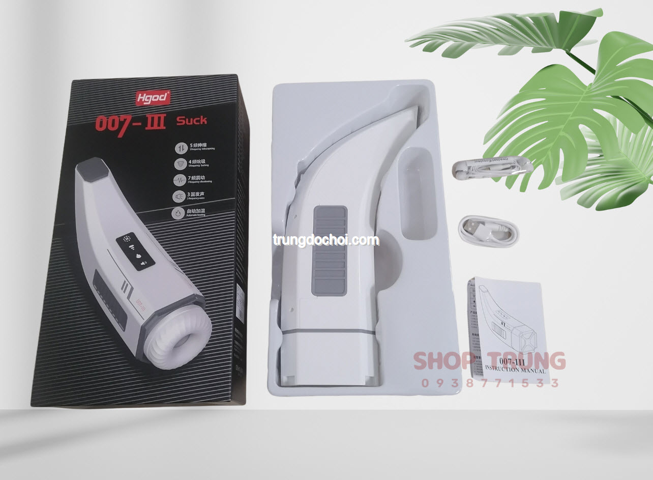 Máy Rung Hút HGOD 007 Tự Động Siêu Mạnh Thỏa Mãn Nam Giới