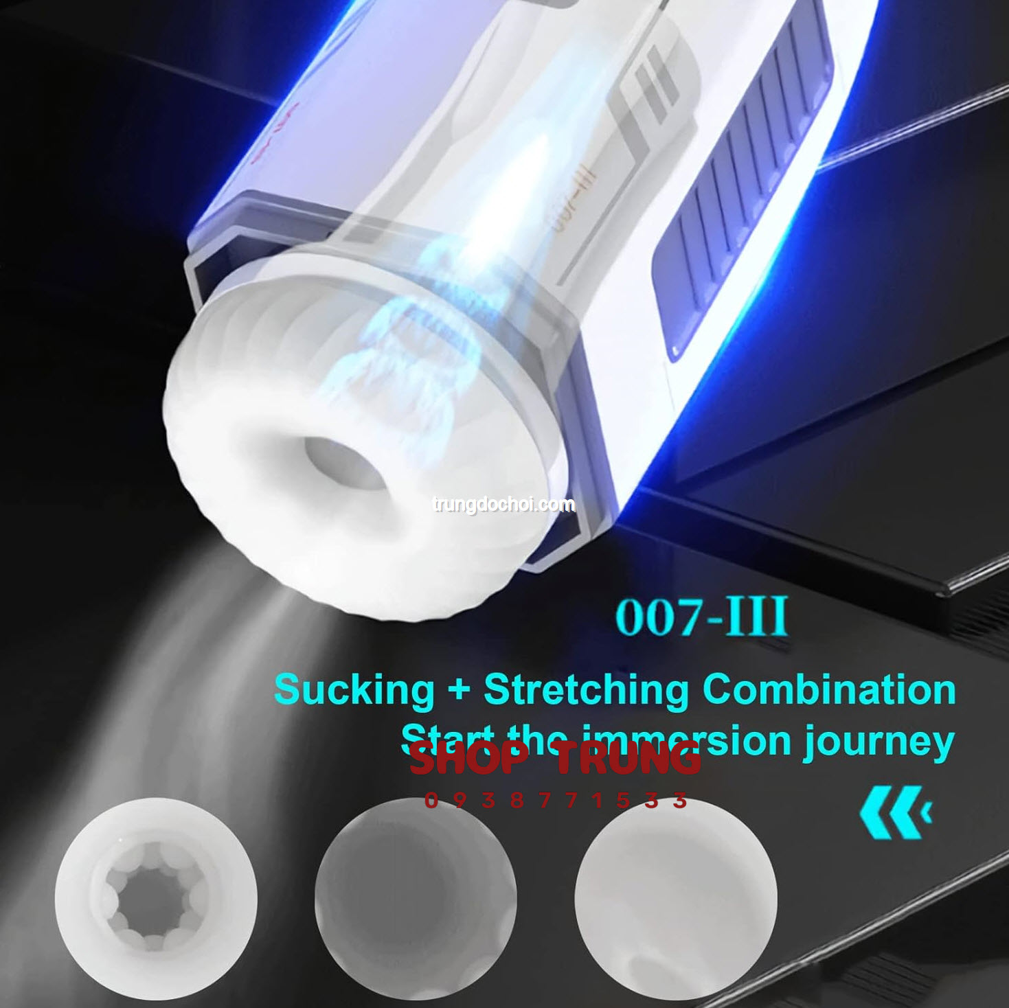 Máy Rung Hút HGOD 007 Tự Động Siêu Mạnh Thỏa Mãn Nam Giới