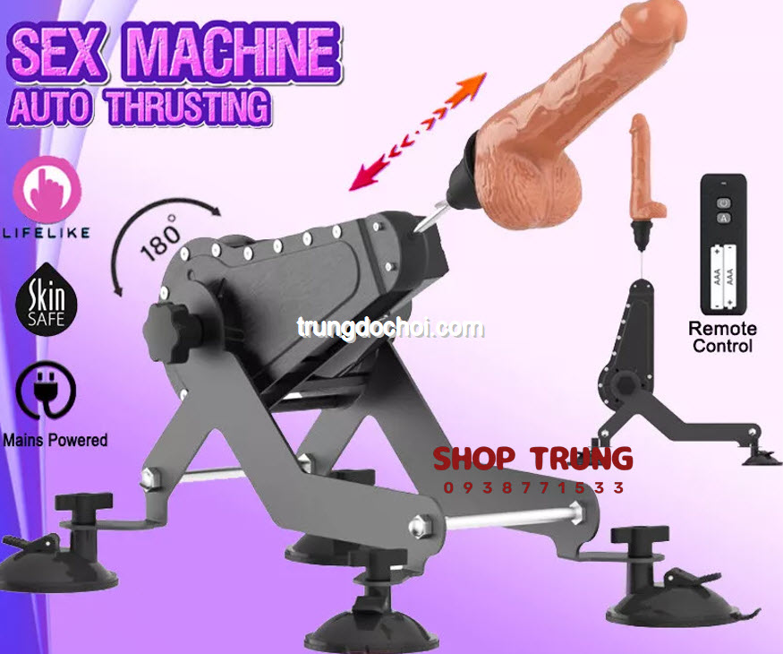 máy rung thụt tự động dương vật giả robot kích thích nữ máy rung thụt tự động dương vật giả robot kích thích nữ
