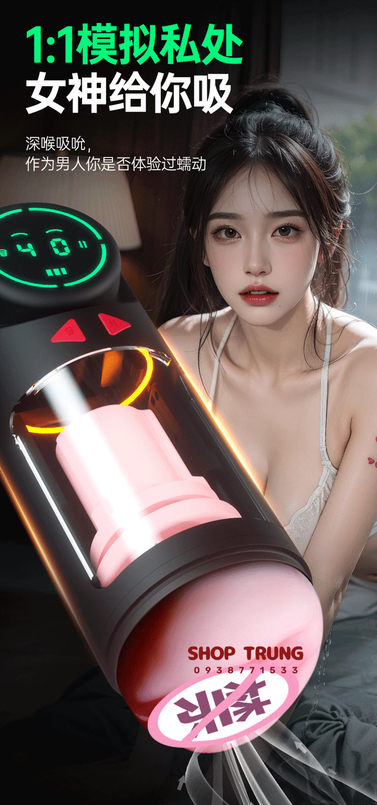 Spaceman Máy Thủ Dâm Rung Hút Mút Siêu Thật Kích Thích Tột Đỉnh