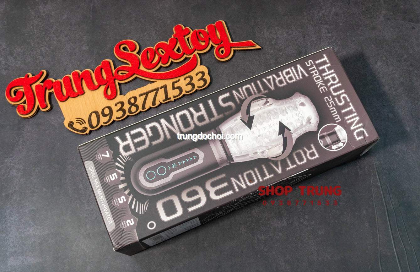 Máy Rung Thụt Xoay 360 Độ Cyclone 2025 Nâng Tầm Bản Lĩnh Đàn Ông