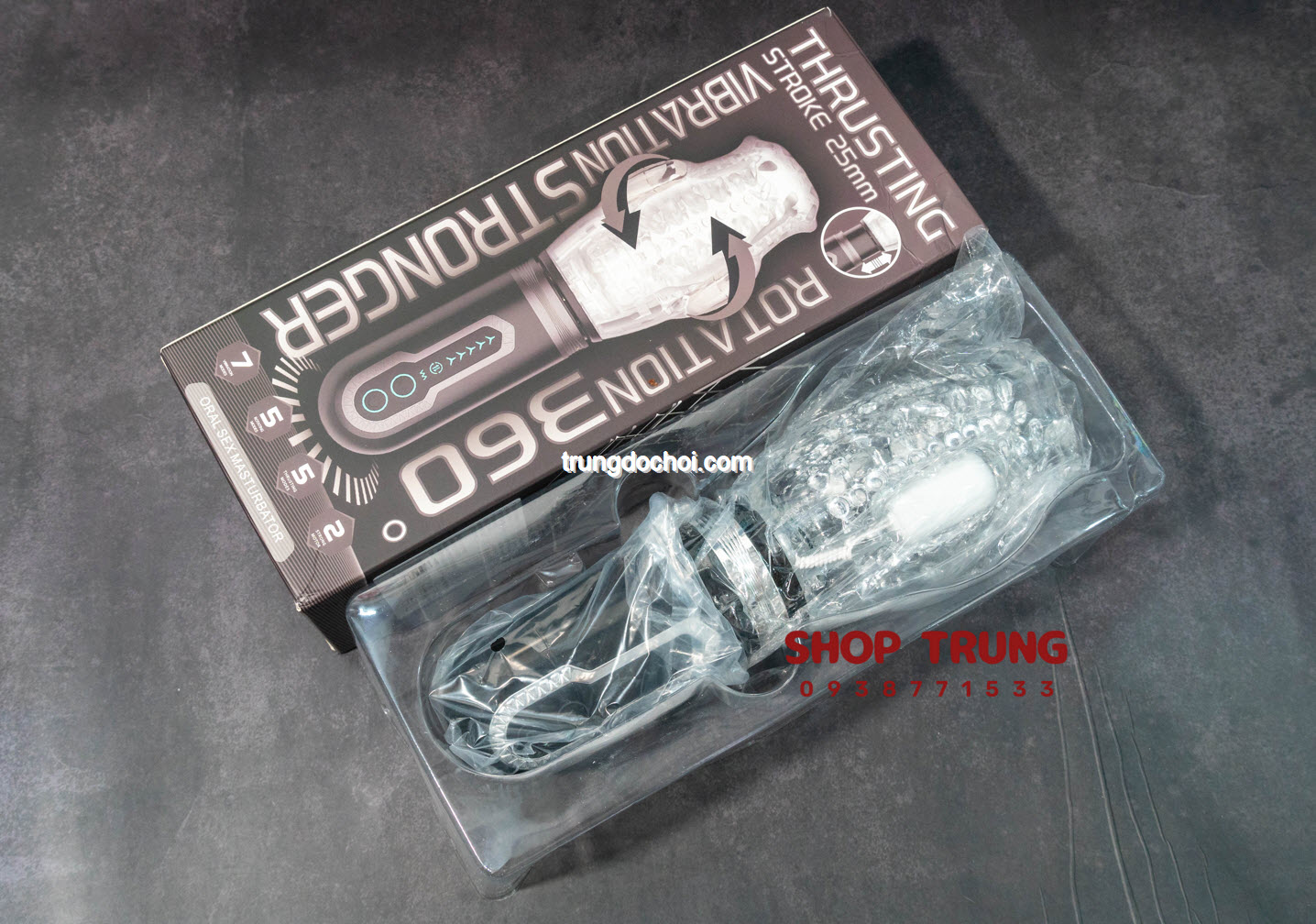 Máy Rung Thụt Xoay 360 Độ Cyclone 2025 Nâng Tầm Bản Lĩnh Đàn Ông