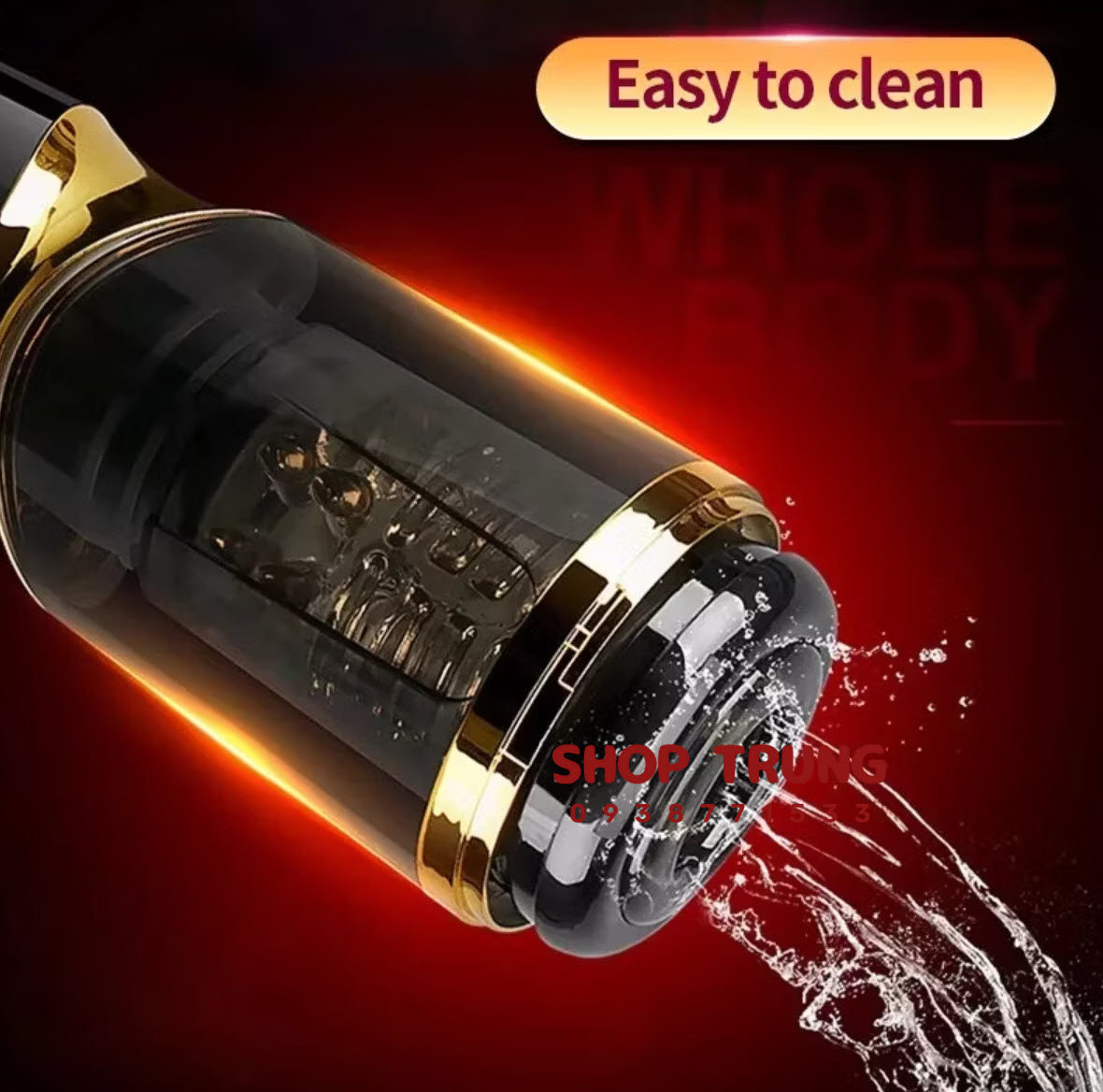 Máy Thủ Dâm Nam 10 Chế Độ Rung Thụt Đa Cực - Tăng Khoái Cảm