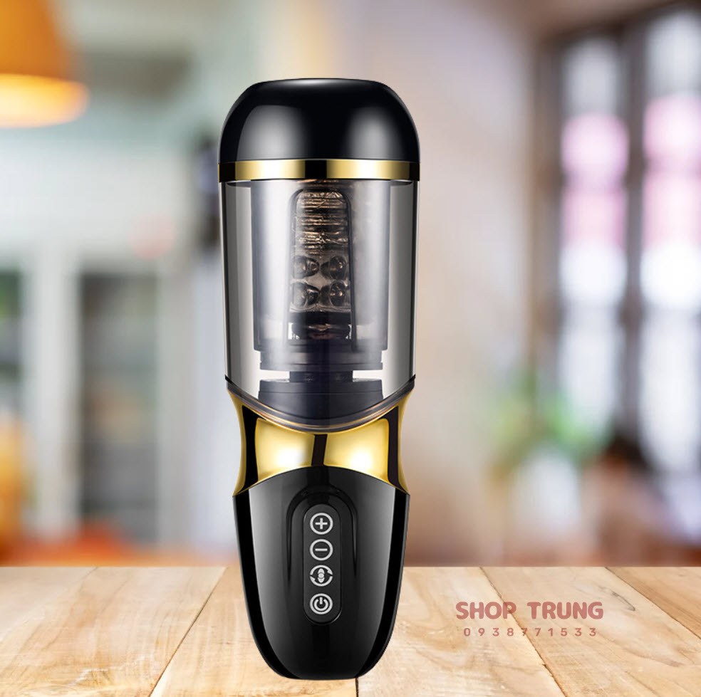 Máy Thủ Dâm Nam 10 Chế Độ Rung Thụt Đa Cực - Tăng Khoái Cảm