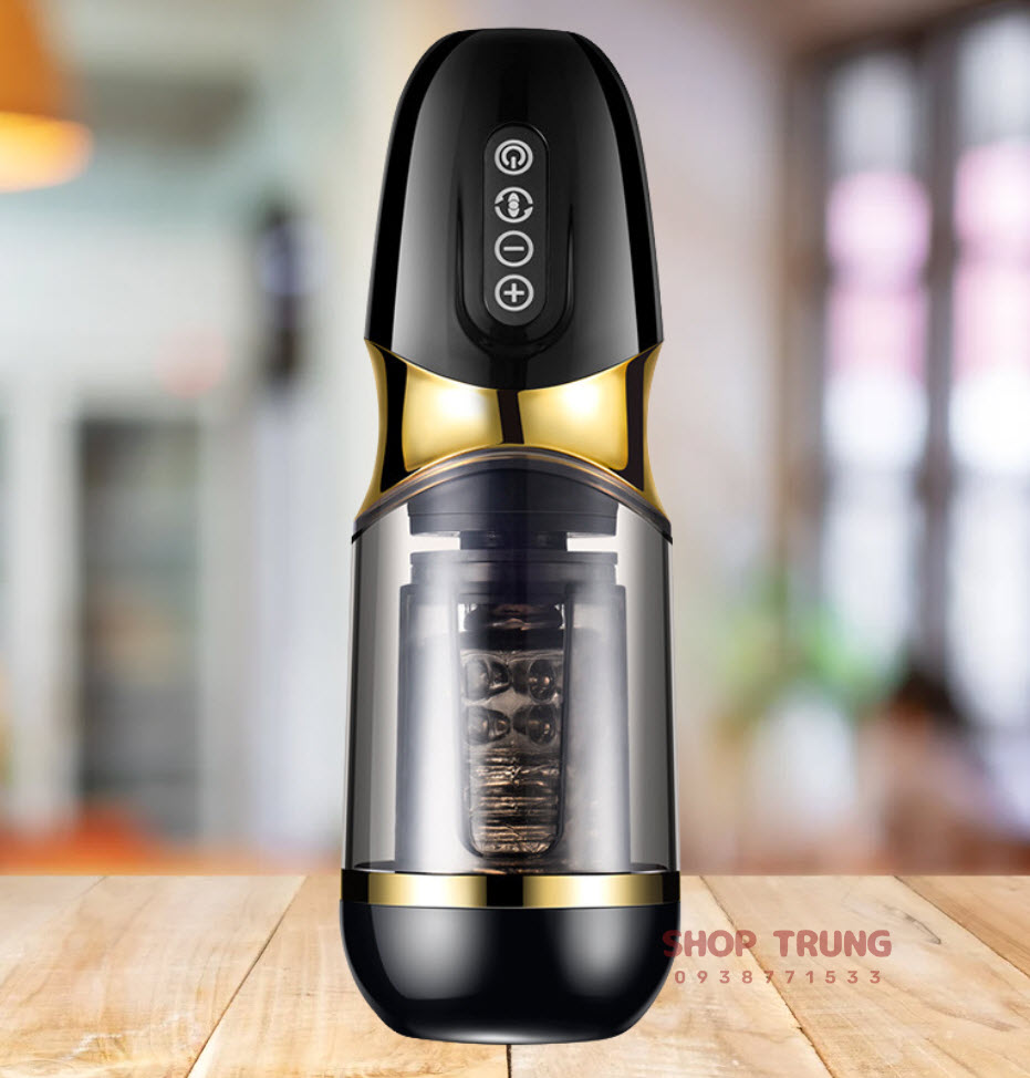 Máy Thủ Dâm Nam 10 Chế Độ Rung Thụt Đa Cực - Tăng Khoái Cảm