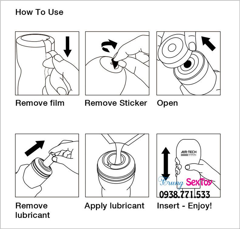 Cốc Thủ Dâm Tenga Air-Tech Nam Tính Cao Cấp, Trải Nghiệm Mới