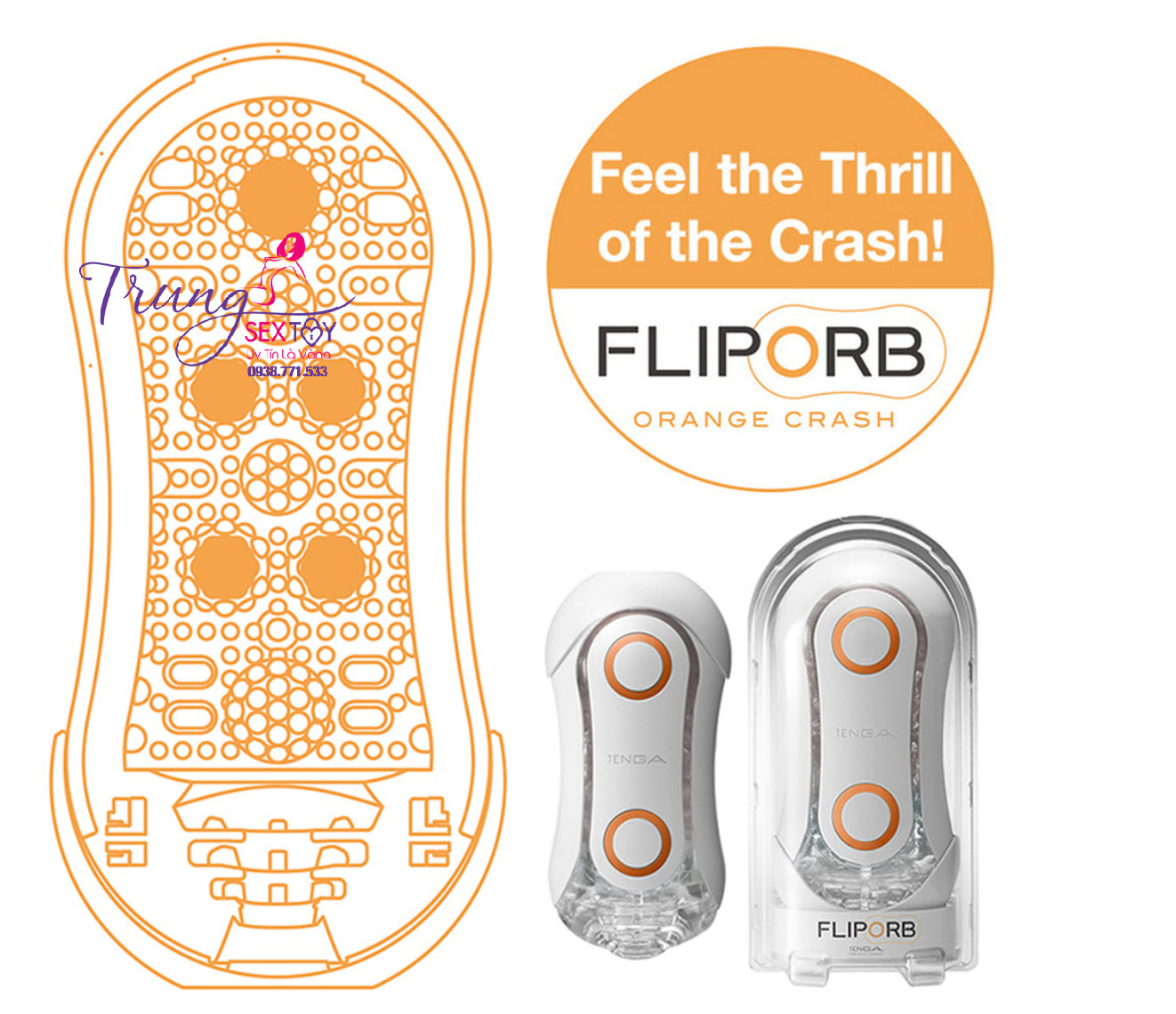 Tenga FLIP ORB Thủ Dâm Cao Cấp Siêu Thật Hàng Chuẩn Hãng