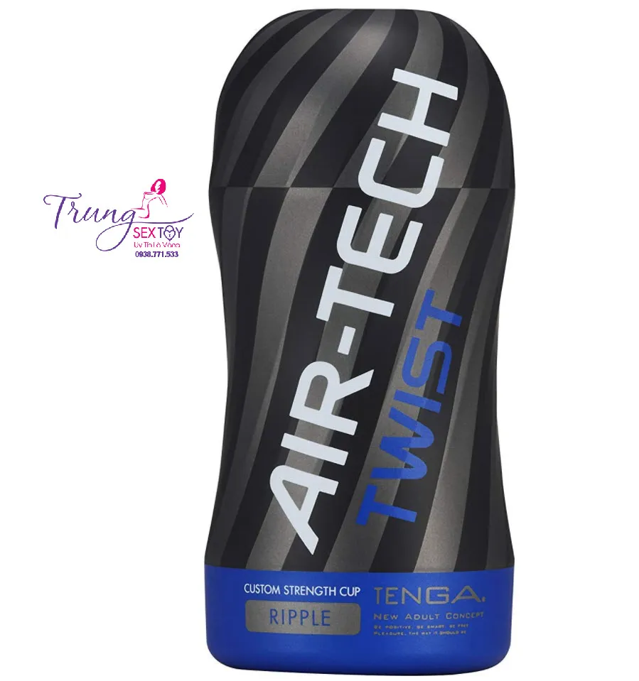 Cốc thủ dâm Tenga Air Tech Twist Nhật chất liệu TPE an toàn hậu mãi