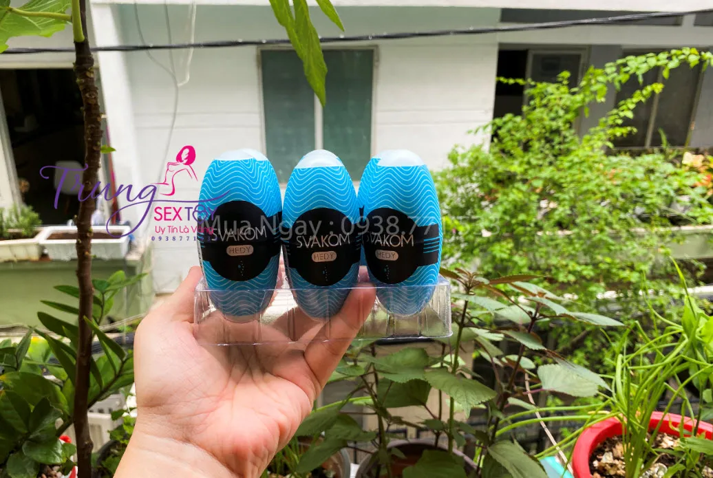 Trứng thủ dâm Svakom Hedy Ultra Soft TPE nhỏ gọn tặng gel